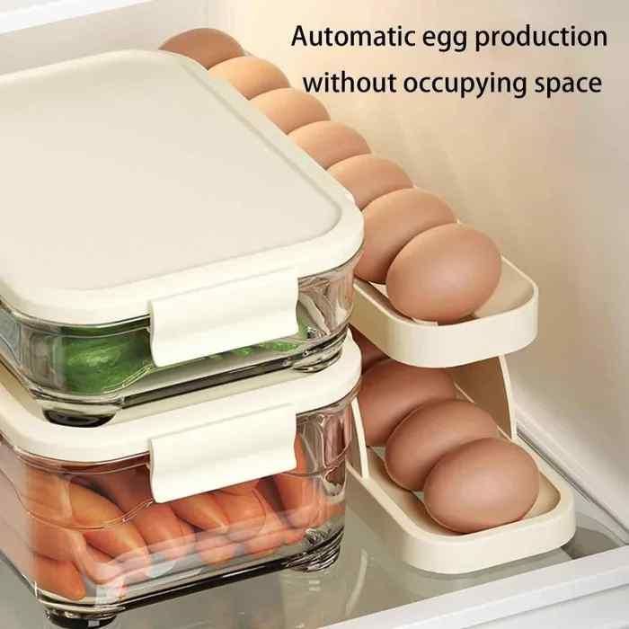 EggFlow Display Rack – Keep Eggs Fresh & Rolling