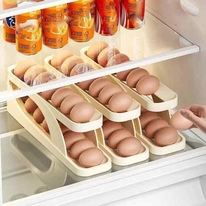 EggFlow Display Rack – Keep Eggs Fresh & Rolling