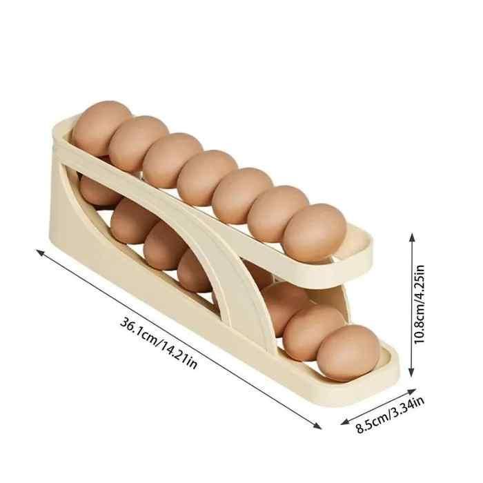 EggFlow Display Rack – Keep Eggs Fresh & Rolling